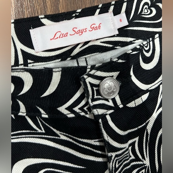 Lisa Says Gah Denim Wide Leg Jeans - Picture 4 of 4